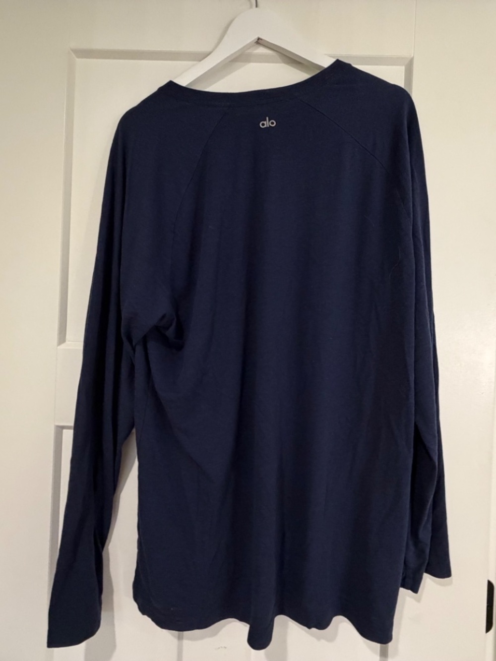 ALO MEN'S XL NAVY BLUE LONG SLEEVE T SHIRT TOP - Picture 8 of 8